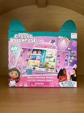 ✨$15✨NIB-Gabby's Dollhouse Meow-mazing Board Game